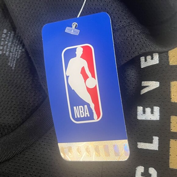 Cleveland Cavaliers NBA Jersey Shirt Womens Medium Black Mesh New - Picture 10 of 11